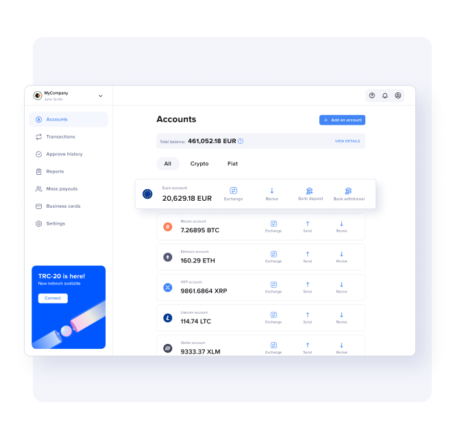 While your customers pay in crypto, you can choose to get settled in either crypto or fiat. The funds are typically available shortly after confirmation!